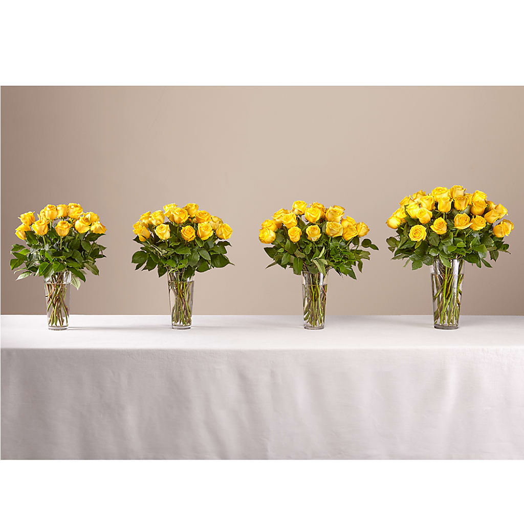 Long Stem Yellow Rose Bouquet – The Garden By Elizabeth, Culver IN