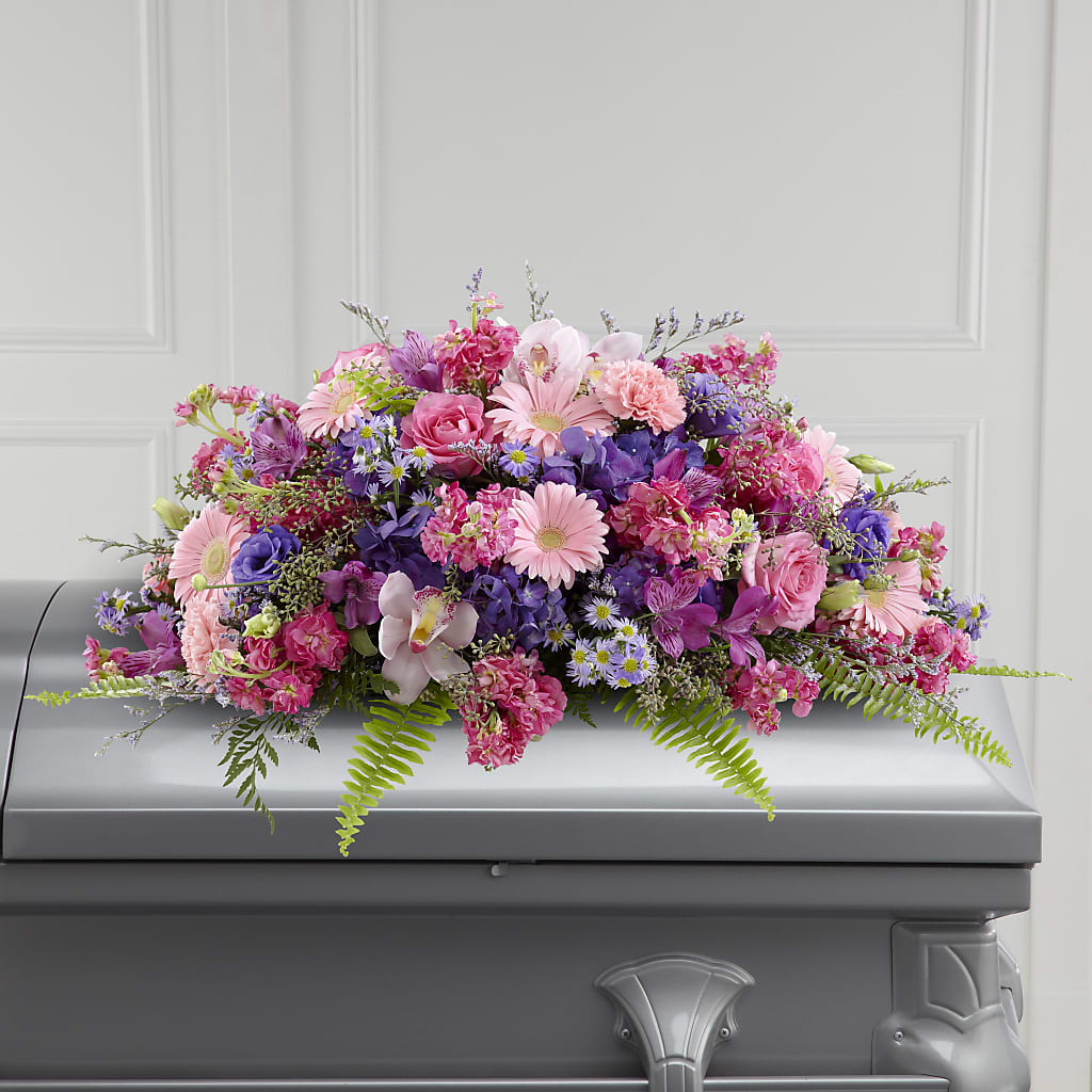 Glorious Garden Casket Spray – The Garden By Elizabeth, Culver IN