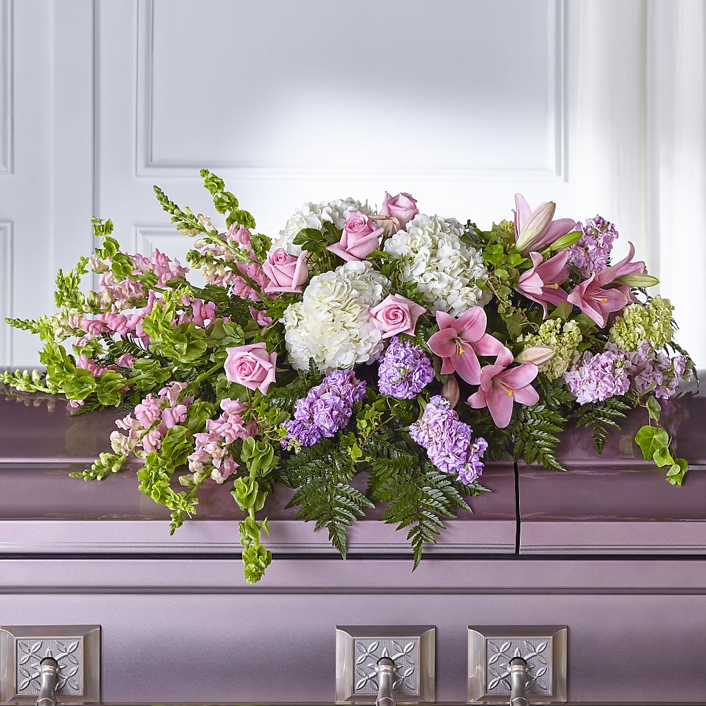 Life's Gratitude Casket Spray – The Garden By Elizabeth, Culver IN