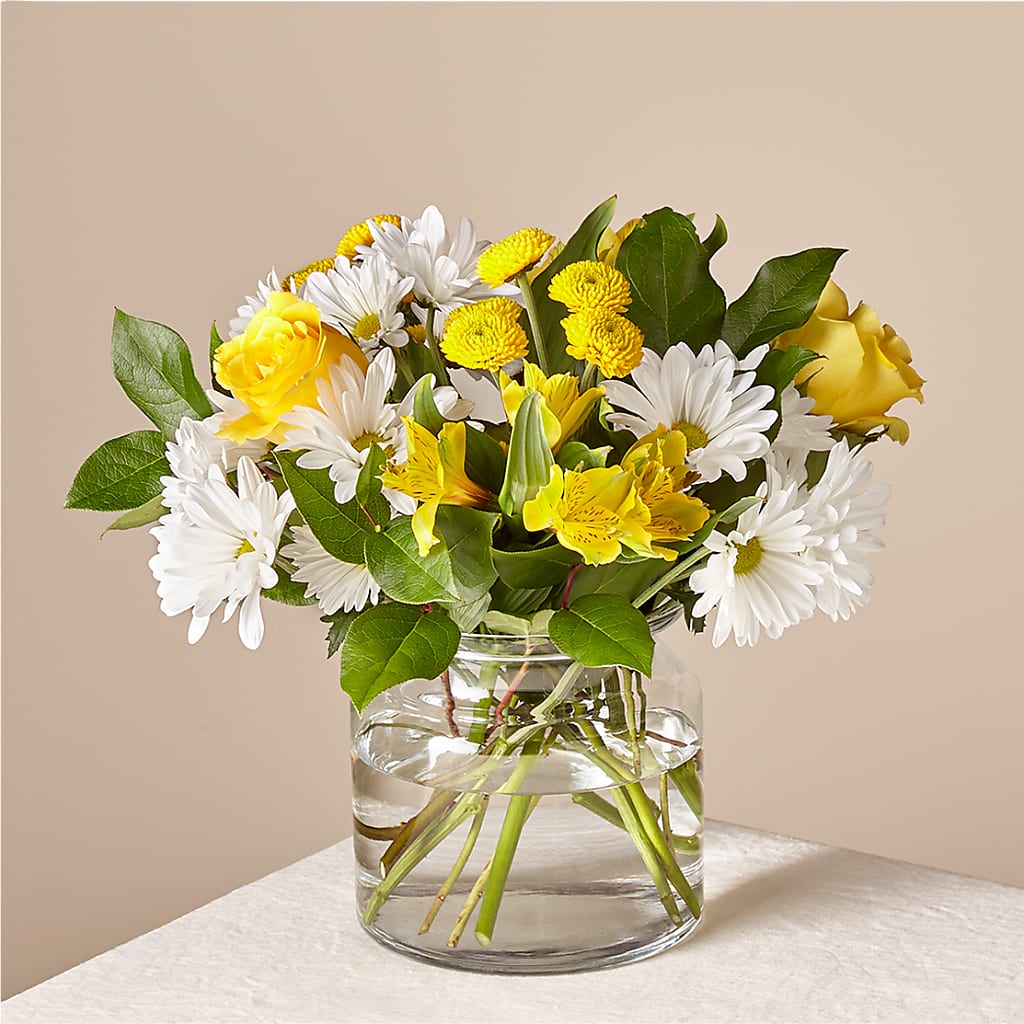 Sunny Sentiments Bouquet – The Garden By Elizabeth, Culver IN