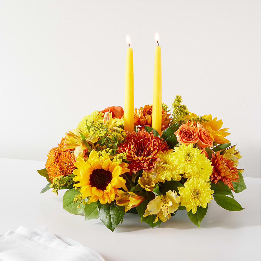 Autumn Harmony Centerpiece – The Garden By Elizabeth, Culver IN