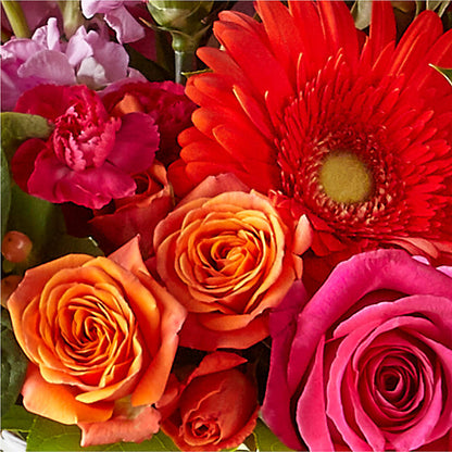 Bouquet varié créé par un fleuriste
