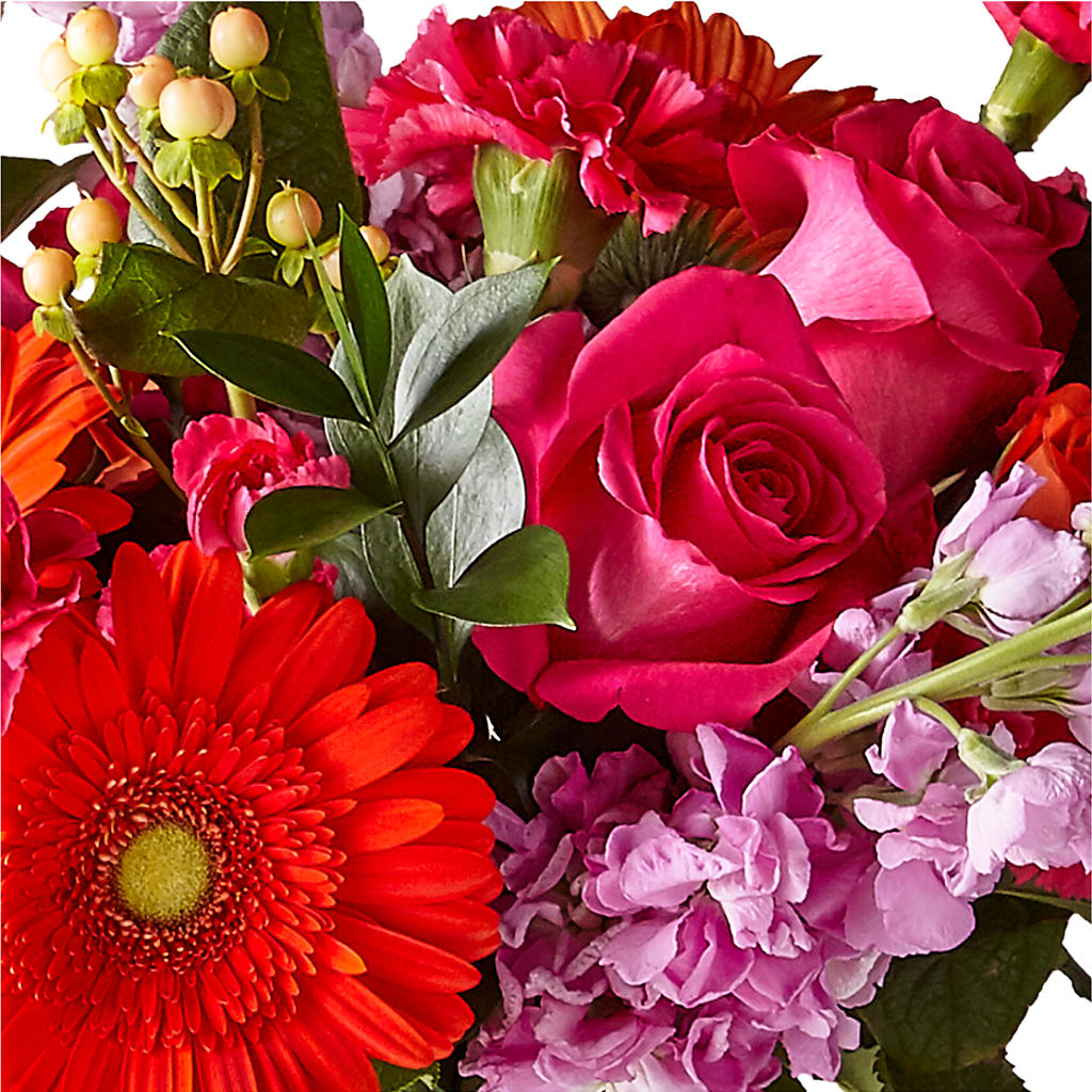 Bouquet varié créé par un fleuriste