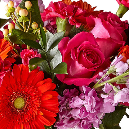 Bouquet varié créé par un fleuriste