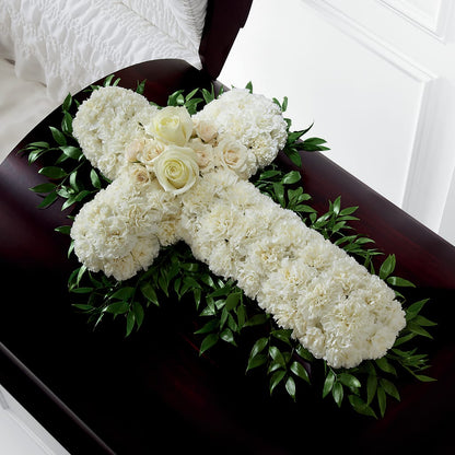 Peaceful Memories Casket Spray (Standard) –  The Garden By Elizabeth, Culver IN