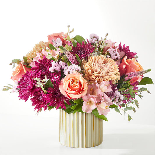 Berry Cobbler Bouquet with Ivory Vase –  The Garden By Elizabeth, Culver IN