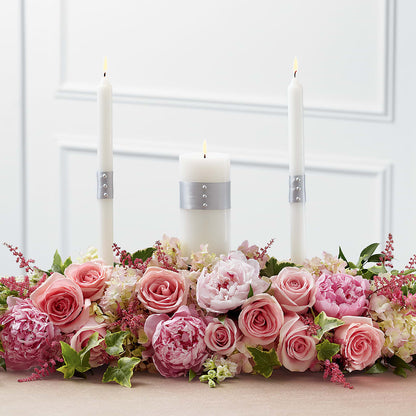 Worldwide Romance Unity Candle Arrangement –  The Garden By Elizabeth, Culver IN